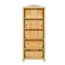 Knihovna LIMON — masiv borovice IDEA nábytek