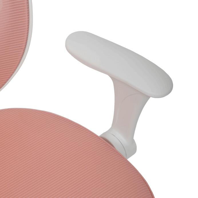 Dětská výškově nastavitelná židle AERO – růžová síťovina Autronic