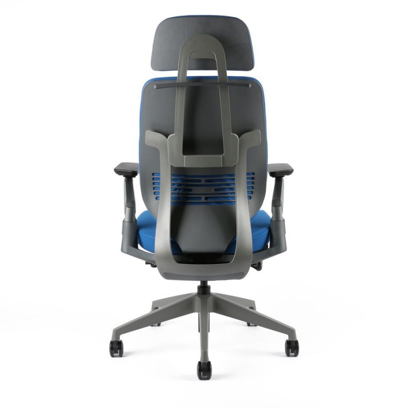 Kancelárska ergonomická stolička KARME — viac farieb, s podhlavníkom a podrúčkami