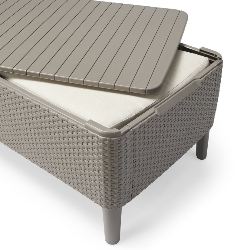 Zahradní set SALEMO balcony — umělý ratan, více barev