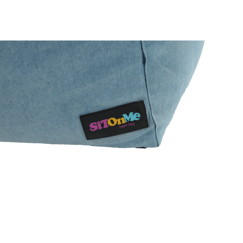 Sedací vak KOZANIŤ — 70×70, modrá látka