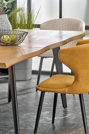 Rozkládací jídelní stůl DICKSON 2 — 150x90 (+60cm), masiv, přírodní Halmar