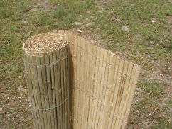 Štípaná bambusová rohož — výška 150 cm, délka 5 m, přírodní Axin trading
