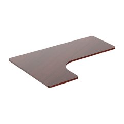 Deska stolu rohová ERGODESK CORNER— 160x110-60x2,5 cm, laminovaná dřevotříska, více barev