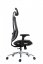 Kancelářská ergonomická židle RUBEN — síťovina, černá, nosnost 150 kg