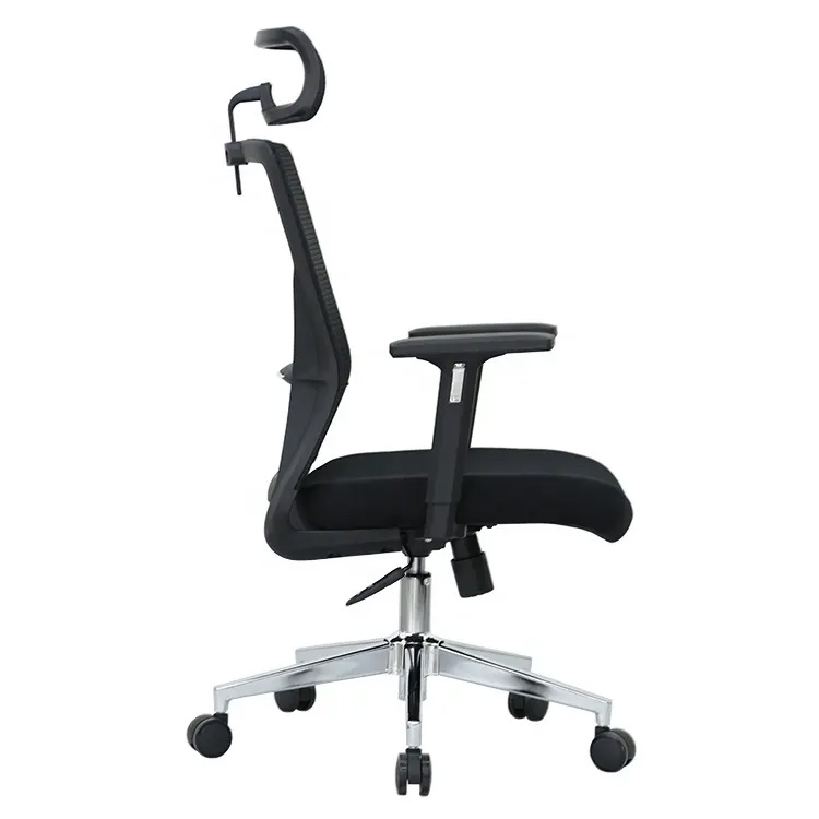 Kancelárska ergonomická stolička JERRY — čierna, nosnosť 150 kg