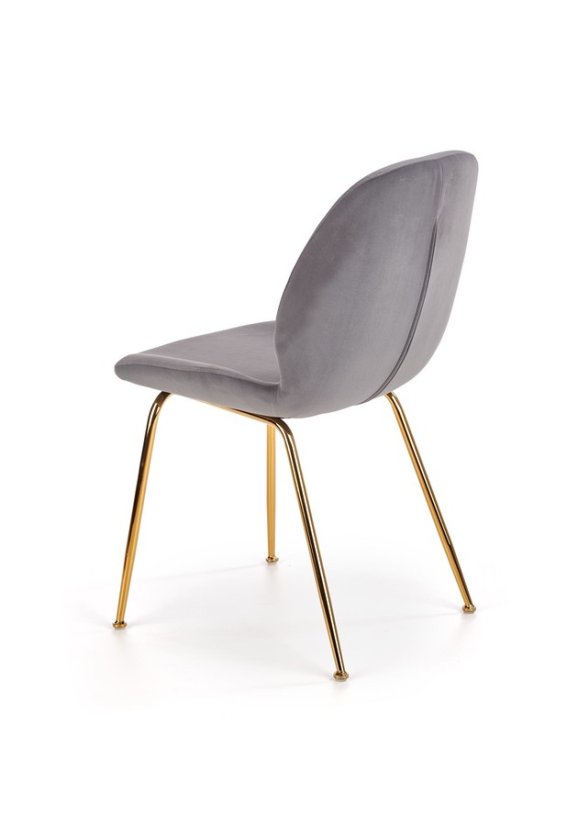 Jedálenská stolička AFRODITA – látka, sivá