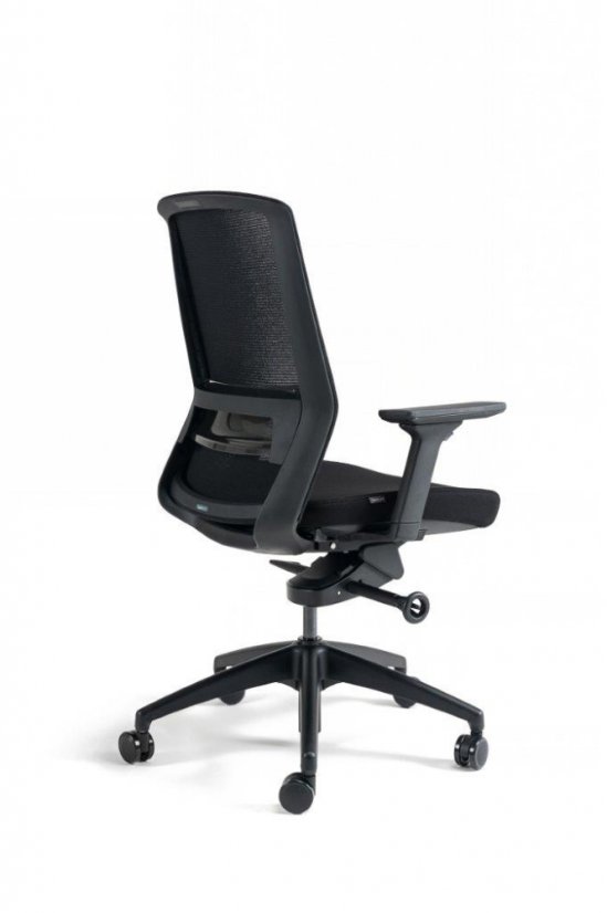 Kancelárska ergonomická stolička BESTUHL J17 BLACK — viac farieb - Farebné prevedenie J17 BLACK: Modrá