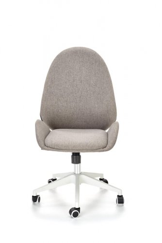 Kancelárska otočná stolička FALCAO — látka, sivá