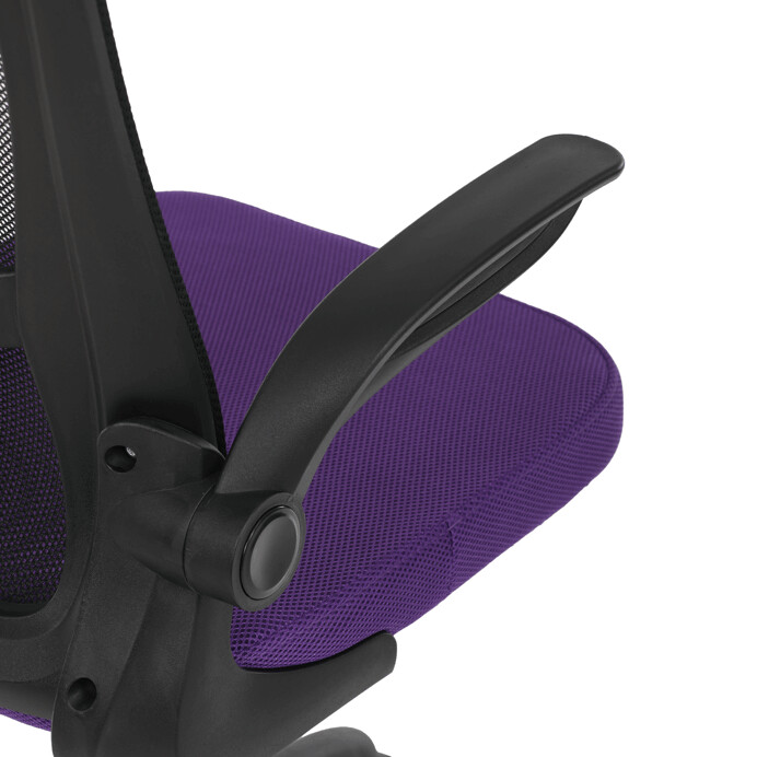 Dětská židle NINA – fialová síťovina, houpací mechanismus Autronic