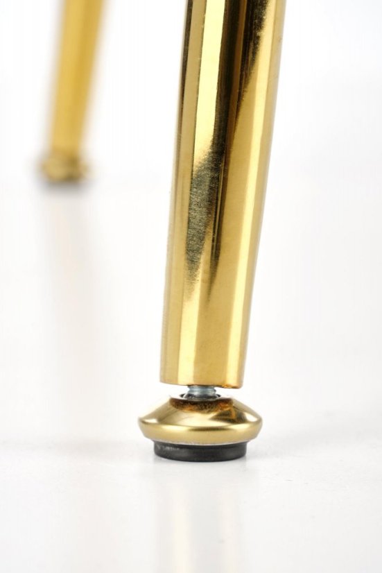 Jedálenské kresielko VIENNA — oceľ, látka, čierna / béžová