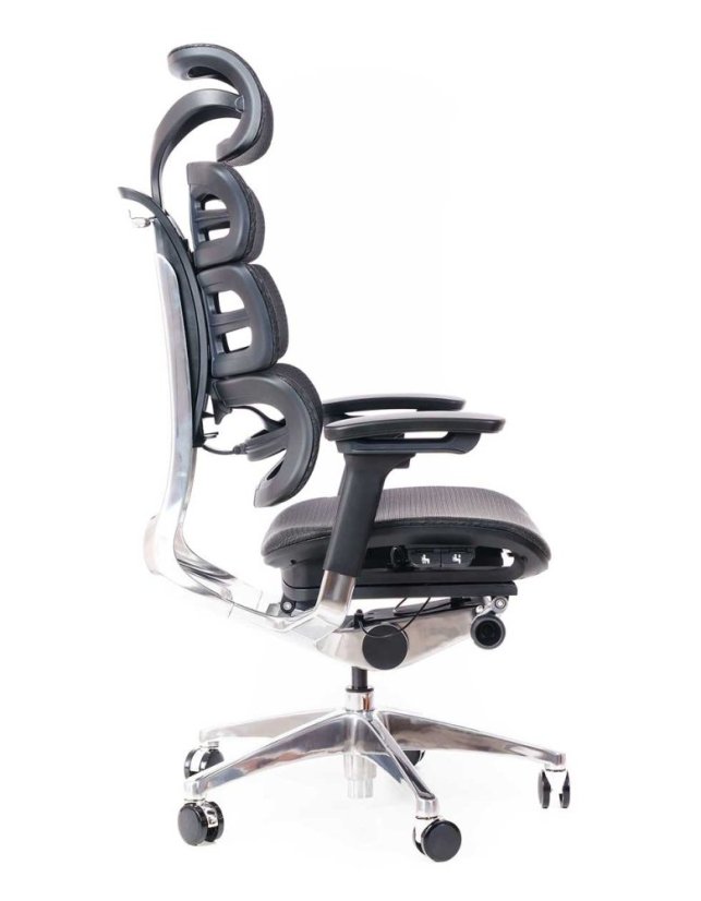 Ergonomická kancelárska stolička TRINITY — čierna Sego