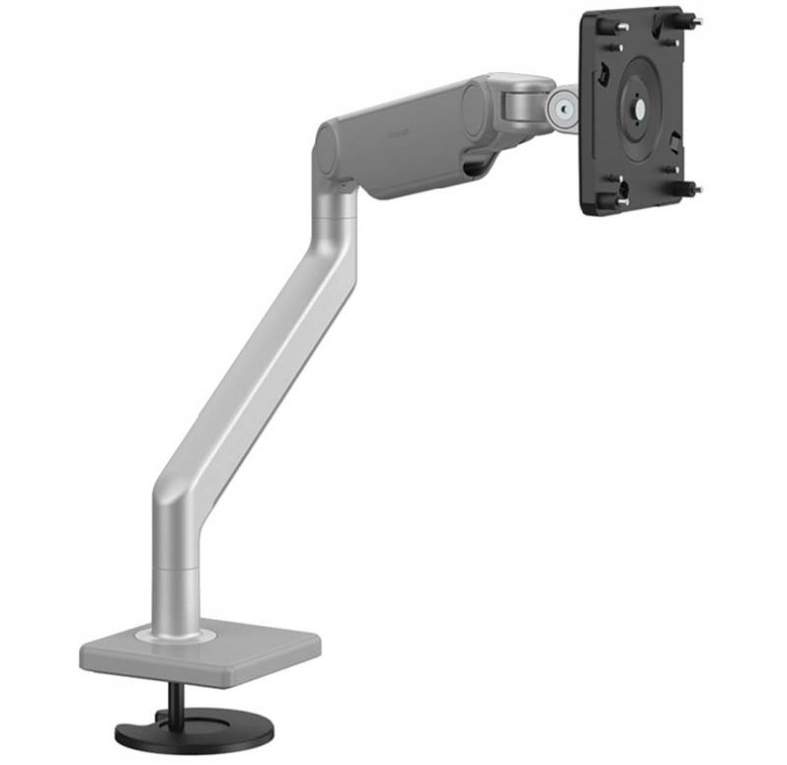 Držiak na displey HUMANSCALE - upevnenie na svorku, leštený hliník, viac farieb - Farebné varianty držiaka HUMANSCALE: Strieborno-šedá