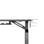Herní stůl UTRADESK BOOSTER - 136 cm, podsvícený, černý