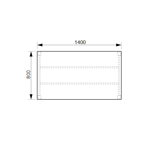 Jednací stůl UJ 1400 – rovný, 140 cm, Hobis
