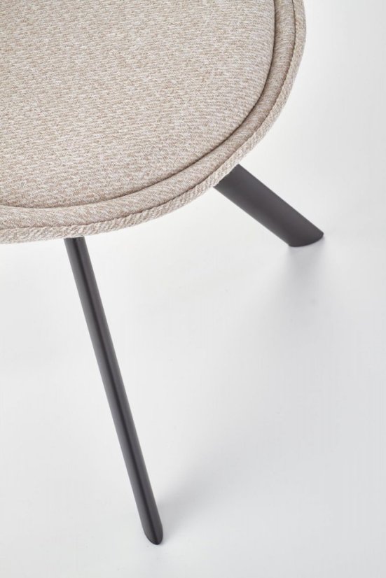 Jedálenské kresielko DALMOSA — látka, béžová