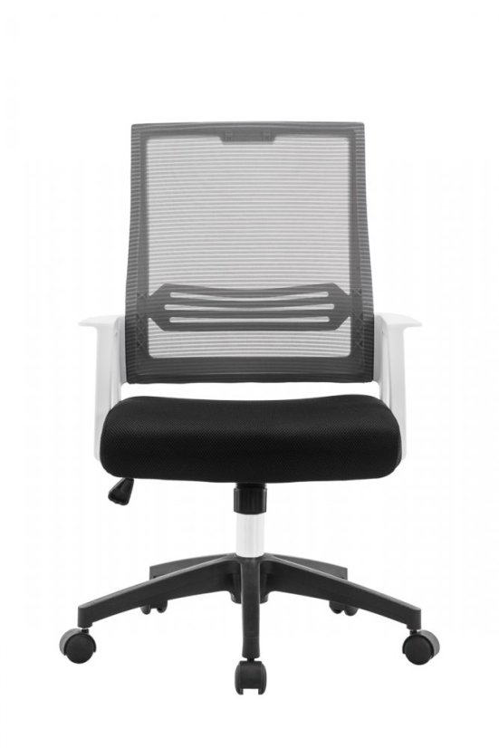 Kancelárska stolička DURANGO - sieťovina, šedá / biela