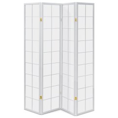 Paraván PARVIO  4D Smrk a Textilie, Bílý Matný Lak Autronic