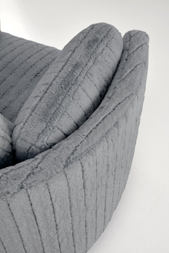 Televízne kreslo PEGAS s elektrickým nastavením polohy – sivá