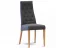 Jídelní čalouněná židle IBIZA – masiv dub, látka, více barev - Čalounění IBIZA: Látka boss antracit