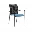 Jednací kovová židle Office Pro TRITON SL – s područkami, více barev - Čalounění Triton SL: F85 černá
