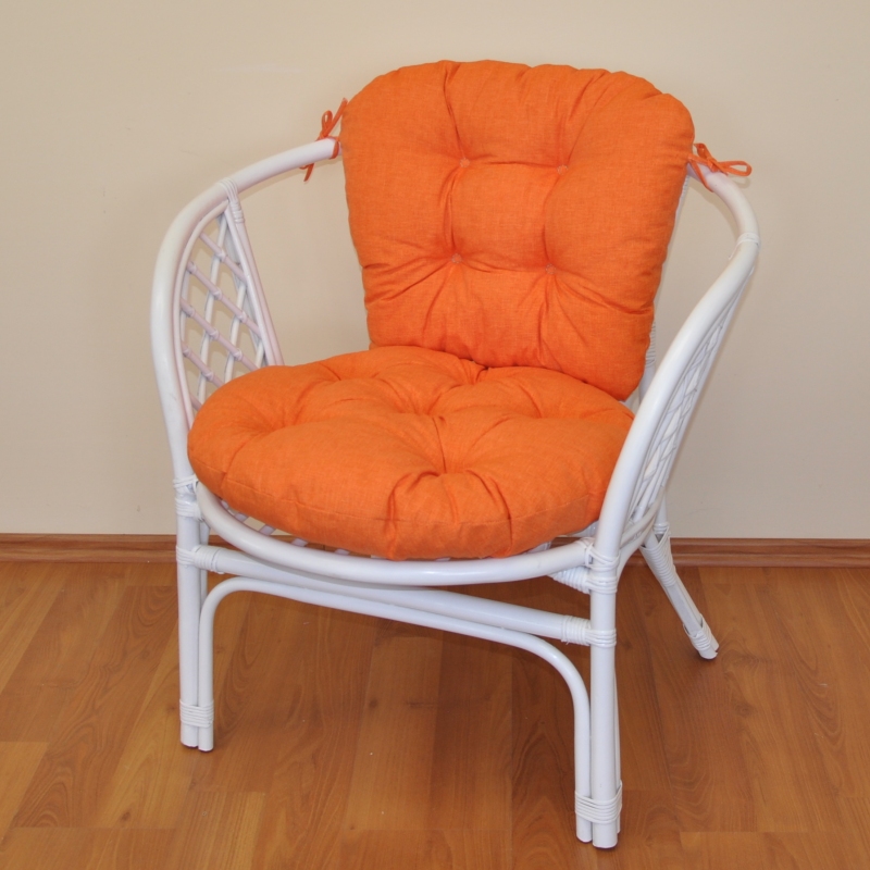 Zahradní křeslo ANTIGUA — ratan, bílá / více barev