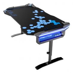 Herní výškově stavitelný stůl E-Blue EGT004 – 135×78,5×69,5 cm, podsvícený