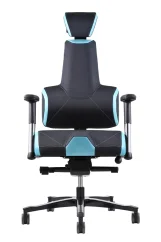 Zdravotní herní židle THERAPIA E+GAMER –⁠ černo-tyrkysová