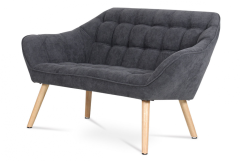 Relaxační sedačka YSTAD — masiv, šedá, nosnost 150 kg Autronic