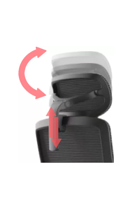 Kancelárska ergonomická stolička WISDOM s podhlavníkom - sieť, čierny plast, nosnosť 120 kg, viac farieb - Farebné prevedenie WISDOM: čierna