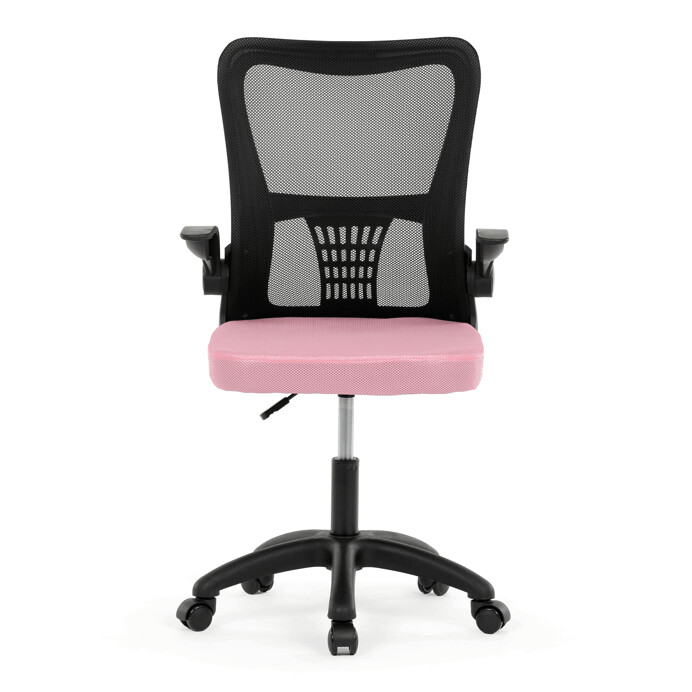 Dětská židle NINA – růžová síťovina, houpací mechanismus Autronic