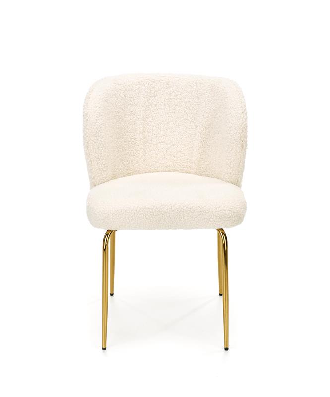 Jedálenská stolička FREMONT –⁠ látka, krémová