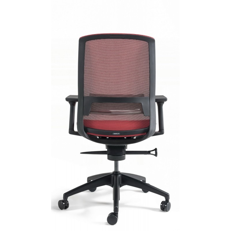 Kancelárska ergonomická stolička BESTUHL J17 BLACK — viac farieb - Farebné prevedenie J17 BLACK: Modrá