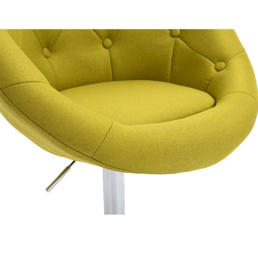 Designové otočné křeslo GULEN — látka, chrom, více barev