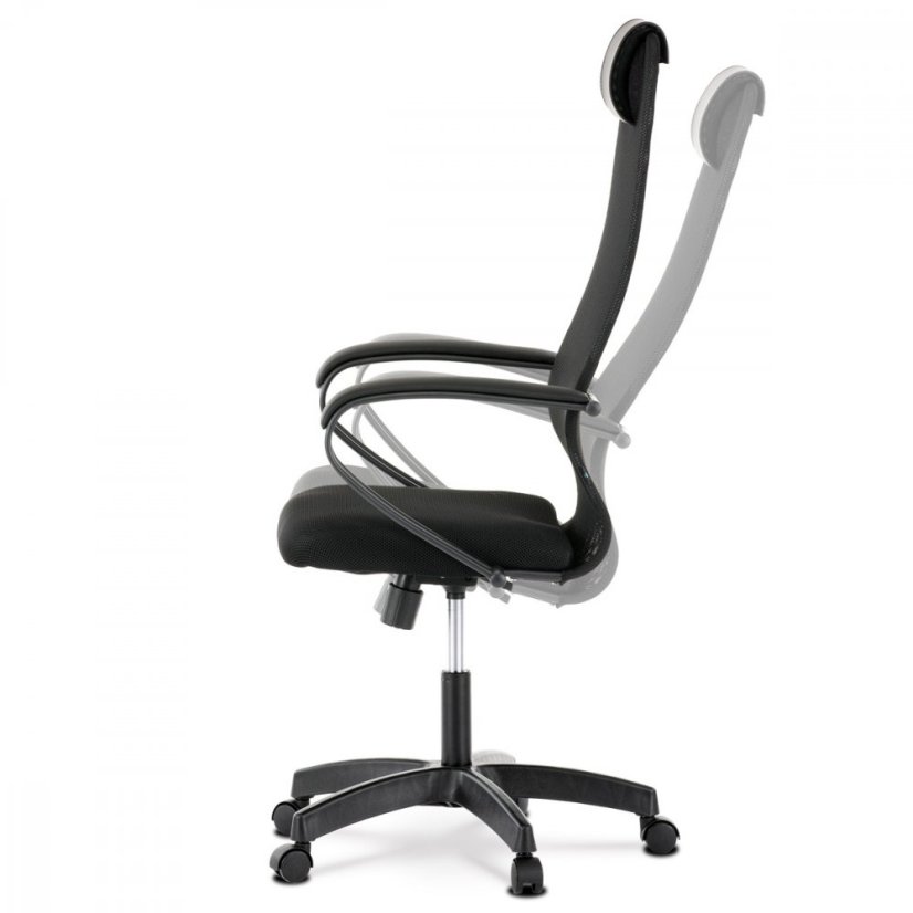 Kancelářské křeslo SWEET – látka, síť, černá Autronic