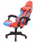 Herní židle SPIDEX — ekokůže, modrá/červená