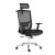 Kancelářská ergonomická židle SCALA — černá, nosnost 150 kg