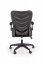 Kancelářská židle LOVREN – látka, síťovina, černá