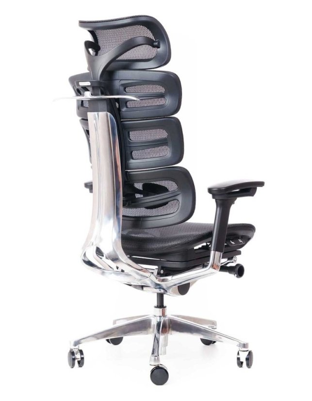 Ergonomická kancelárska stolička TRINITY — čierna Sego