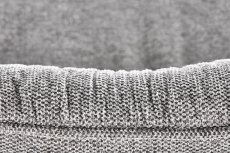 Jedálenská stolička ESBO –⁠ kov/látka, sivá