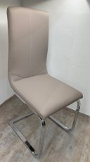 Jídelní židle LEMO – ekokůže, kapučíno (vzorek z prodejny)