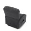 Relaxační křeslo s elektrickým polohováním HOMER - látka, šedá