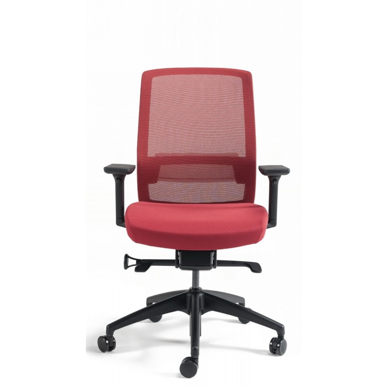 Kancelárska ergonomická stolička BESTUHL J17 BLACK — viac farieb - Farebné prevedenie J17 BLACK: Modrá