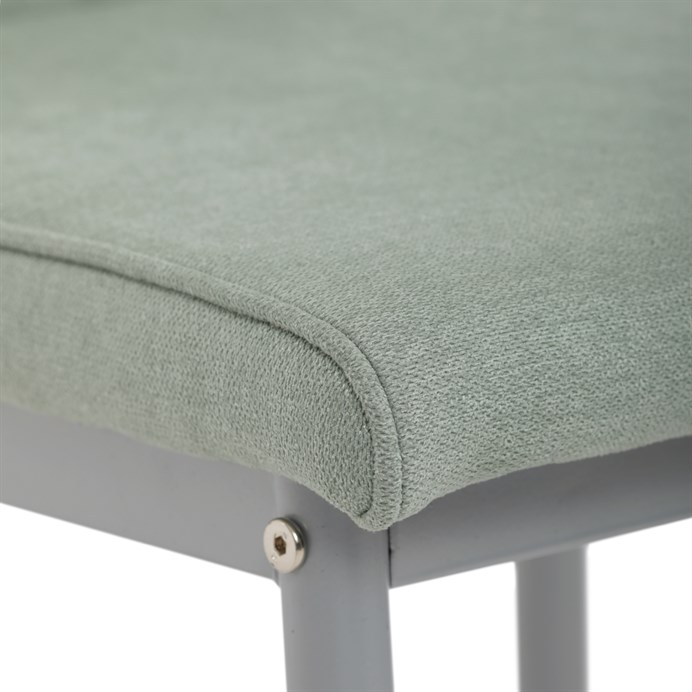 Jedálenská stolička LENA Autronic - zelená s šedými kovovými nohmi