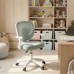 Dětská výškově nastavitelná židle AERO – zelená síťovina Autronic