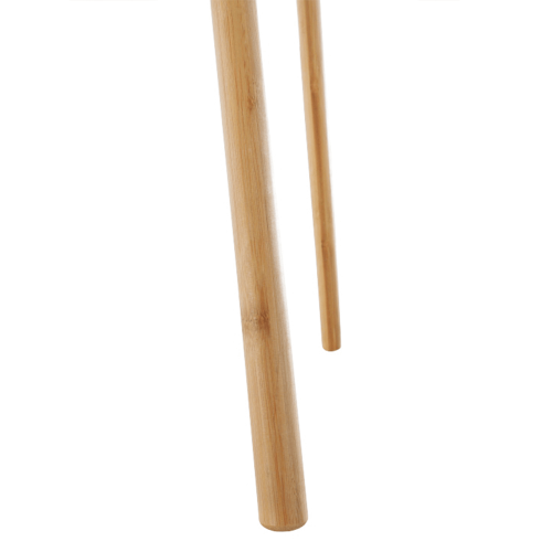 Sada konferenčních stolků BISMAK  — bambus, bílá / přírodní
