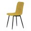 Jídelní židle SUSAN — kov, látka, více barev - Barevné varianty SUSAN: Žlutá