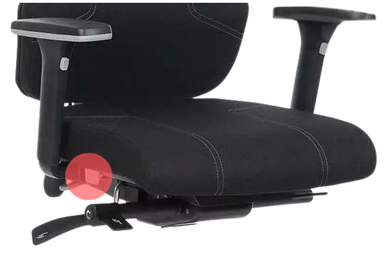 Kancelárska stolička HEALTH, čierna – stolička pre zdravé sedenie MERCURY STAR