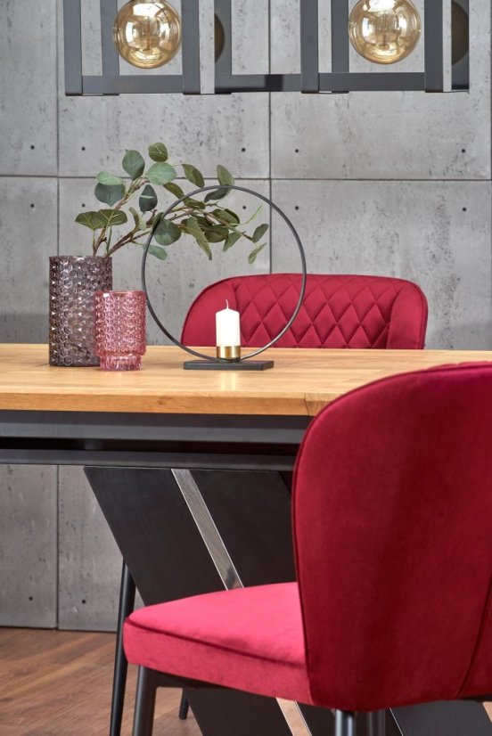 Jedálenská stolička MANNY – zamat, viac farieb