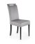 Jídelní židle CLARION 2 – masiv, látka, více barev - clarion 2: černá / šedá